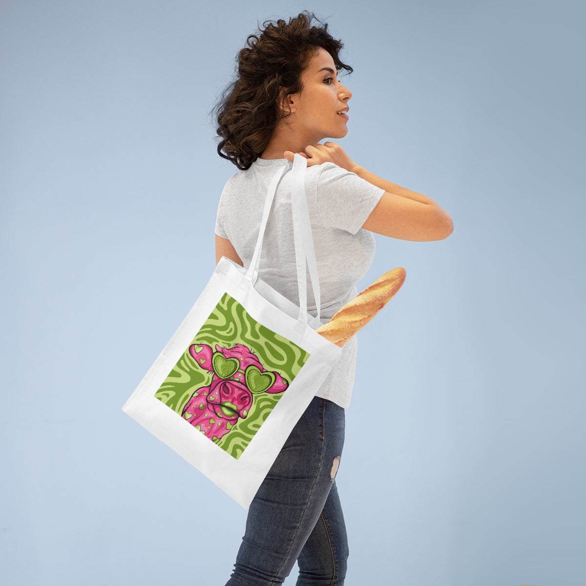 LOVELY COW TOTE BAG
